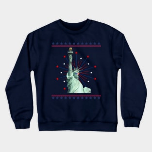 4th July Statue of Liberty Crewneck Sweatshirt